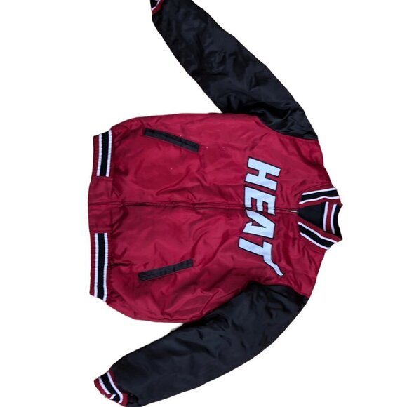 VINTAGE NBA Reversible Miami Heat Varsity Jacket Large - Picture 11 of 16